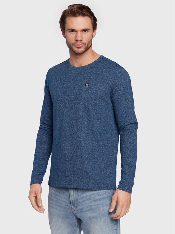 Petrol Industries Petrol Industries Тениска с дълъг ръкав M-3020-TLR667 Син Regular Fit