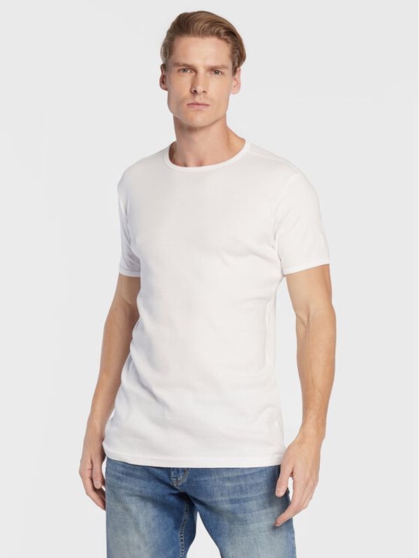 Petrol Industries Petrol Industries Тишърт BF KM R-NECK BOX Бял Regular Fit