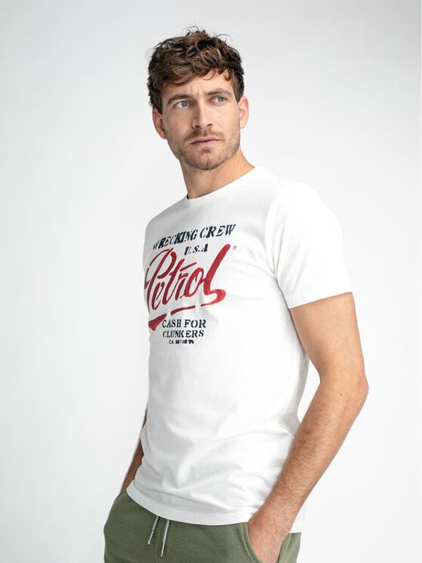 Petrol Industries Petrol Industries Тишърт M-1030-TSR601 Бял Regular Fit