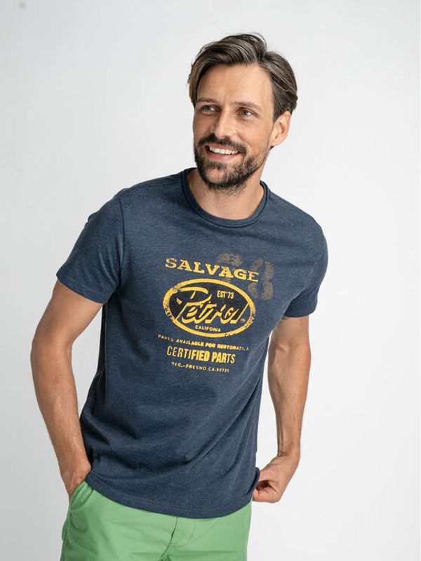 Petrol Industries Petrol Industries Тишърт M-1030-TSR608 Син Regular Fit