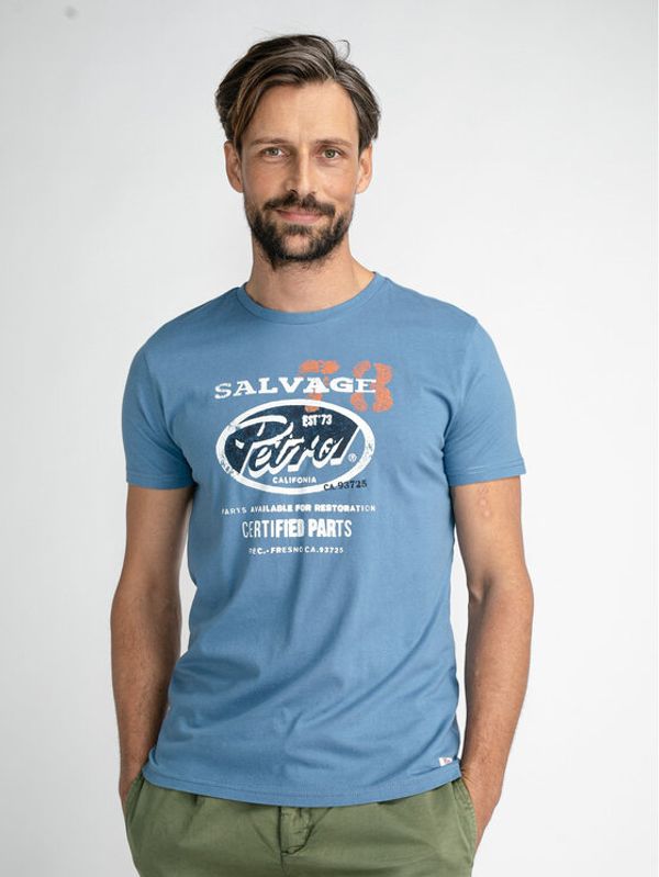 Petrol Industries Petrol Industries Тишърт M-1030-TSR700 Син Regular Fit