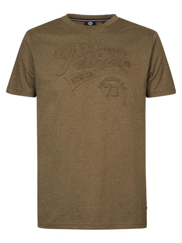 Petrol Industries Petrol Industries Тишърт M-1030-TSR708 Кафяв Regular Fit