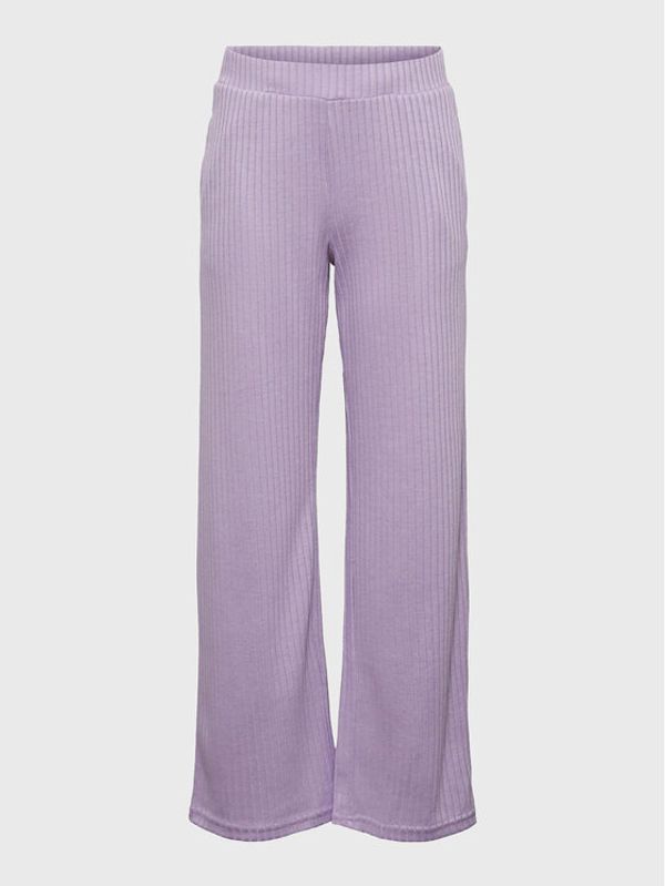 Pieces KIDS Pieces KIDS Долнище анцуг Molly 17138653 Виолетов Regular Fit