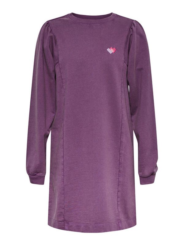 Pieces KIDS Pieces KIDS Плетена рокля Gahoa 17130052 Виолетов Regular Fit