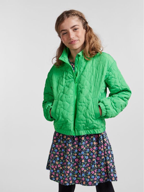 Pieces KIDS Pieces KIDS Преходно яке 17135526 Зелен Regular Fit