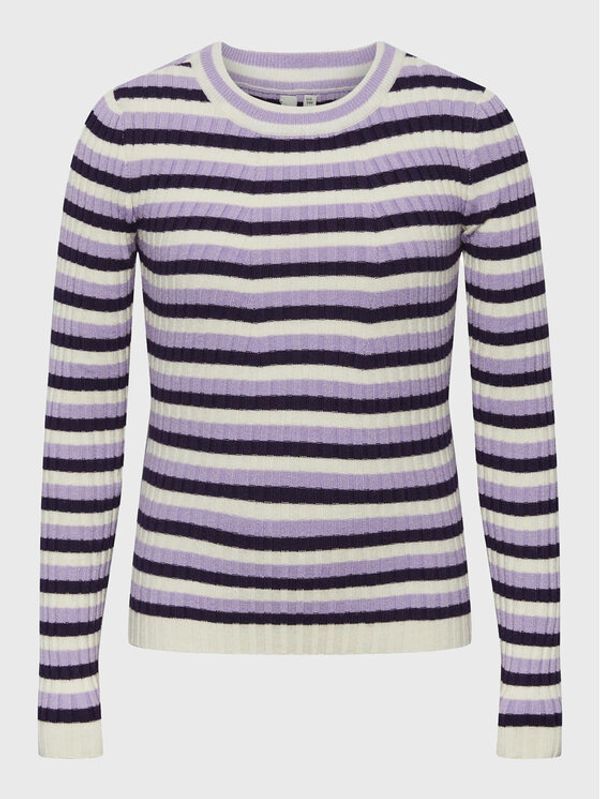 Pieces KIDS Pieces KIDS Пуловер Crista 17138316 Виолетов Slim Fit