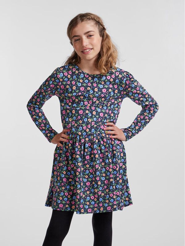 Pieces KIDS Pieces KIDS Рокля 17132903 Син Long Line Fit