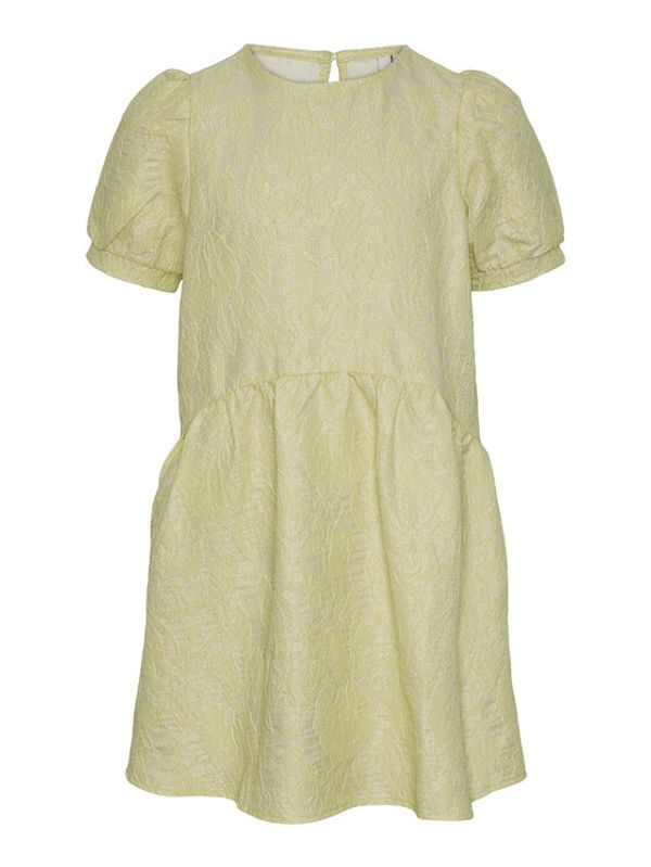 Pieces KIDS Pieces KIDS Рокля 17137797 Жълт Loose Fit