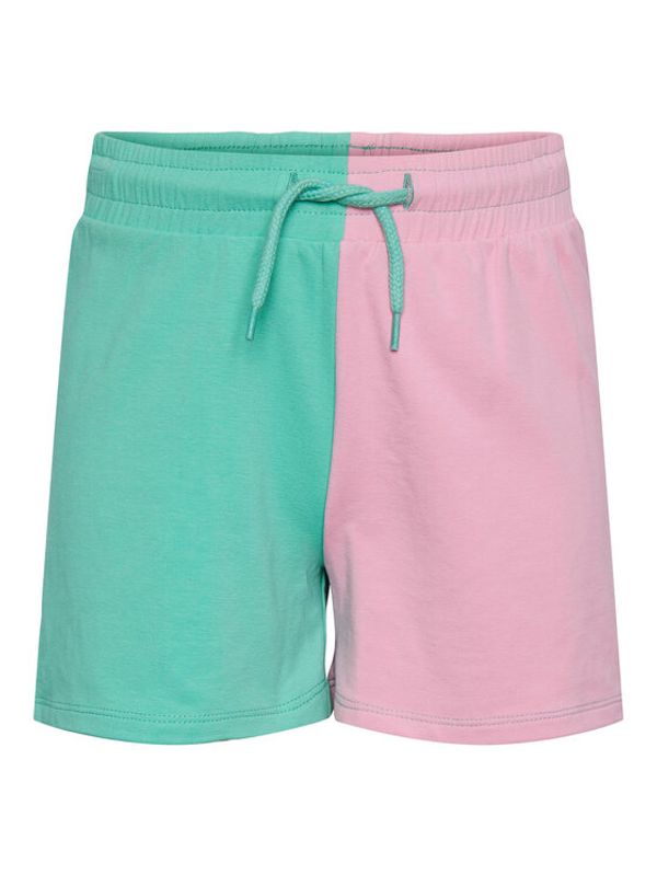 Pieces KIDS Pieces KIDS Спортни шорти 17137733 Зелен Loose Fit