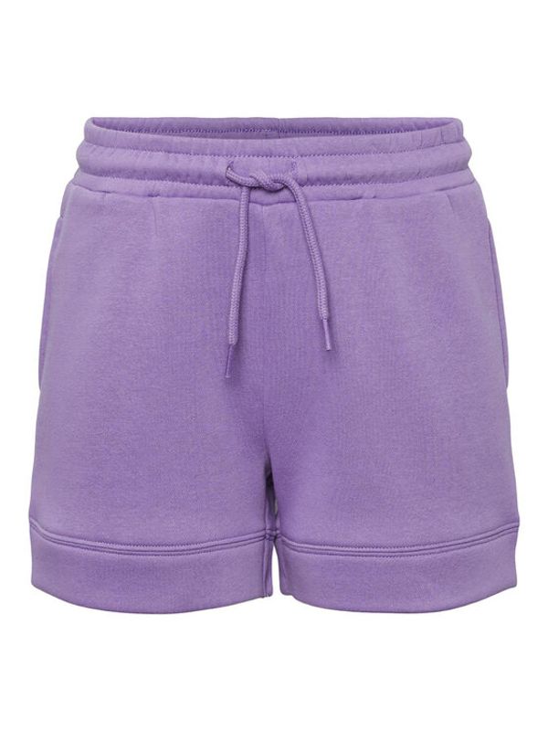 Pieces KIDS Pieces KIDS Спортни шорти 17138931 Виолетов Regular Fit