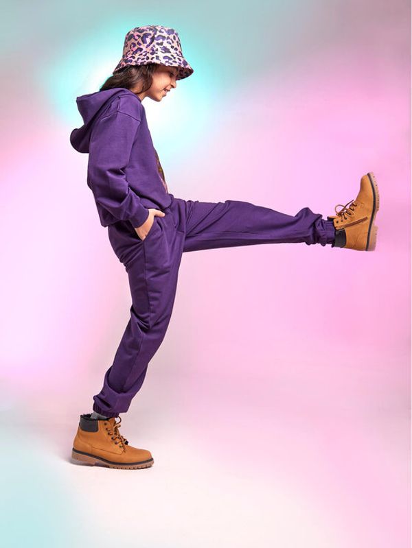 Pieces KIDS Pieces KIDS Суитшърт Anya 17133040 Виолетов Regular Fit