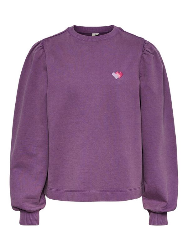 Pieces KIDS Pieces KIDS Суитшърт Gahoa 17130051 Виолетов Regular Fit