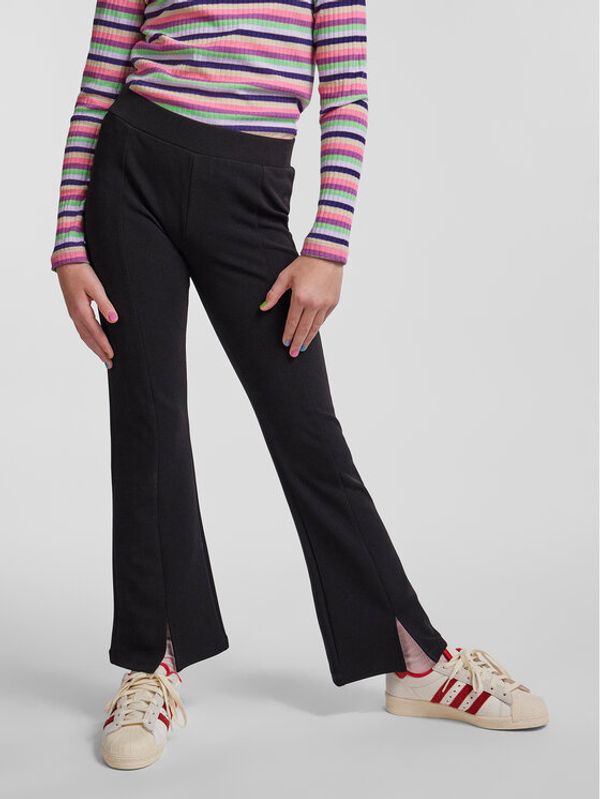 Pieces KIDS Pieces KIDS Текстилни панталони Rikkie 17133393 Черен Slim Fit