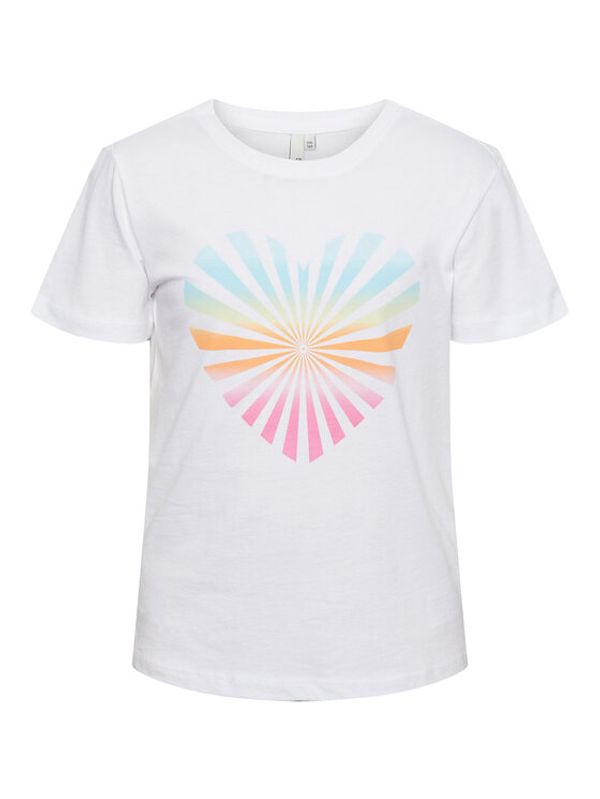 Pieces KIDS Pieces KIDS Тишърт 17139259 Бял Regular Fit