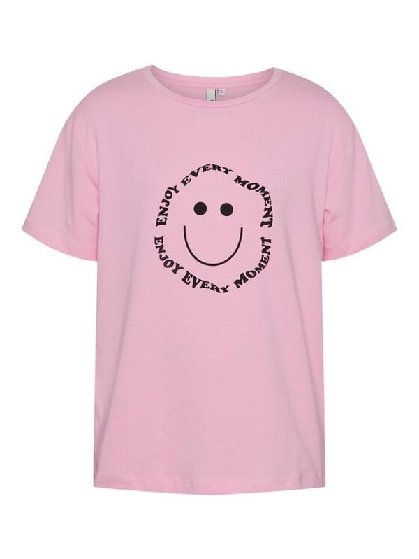 Pieces KIDS Pieces KIDS Тишърт Fibbi 17135523 Розов Relaxed Fit