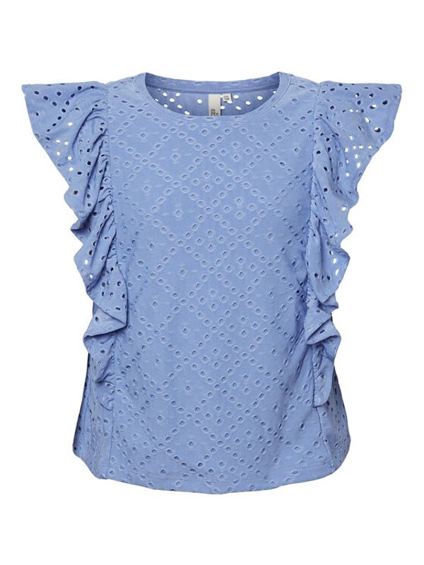 Pieces KIDS Pieces KIDS топ 17140415 Син Slim Fit