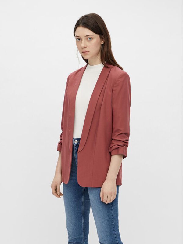 Pieces Pieces Блейзър 17090996 Червен Regular Fit