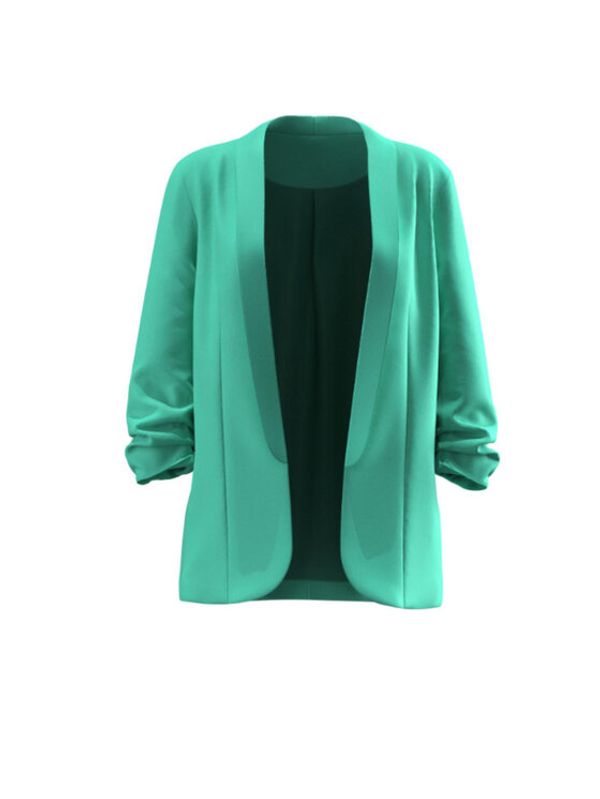 Pieces Pieces Блейзър 17090996 Зелен Regular Fit