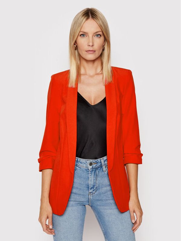 Pieces Pieces Блейзър Boss 17090996 Червен Regular Fit