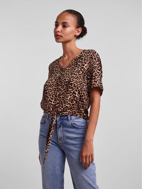 Pieces Pieces Блуза 17121736 Черен Regular Fit