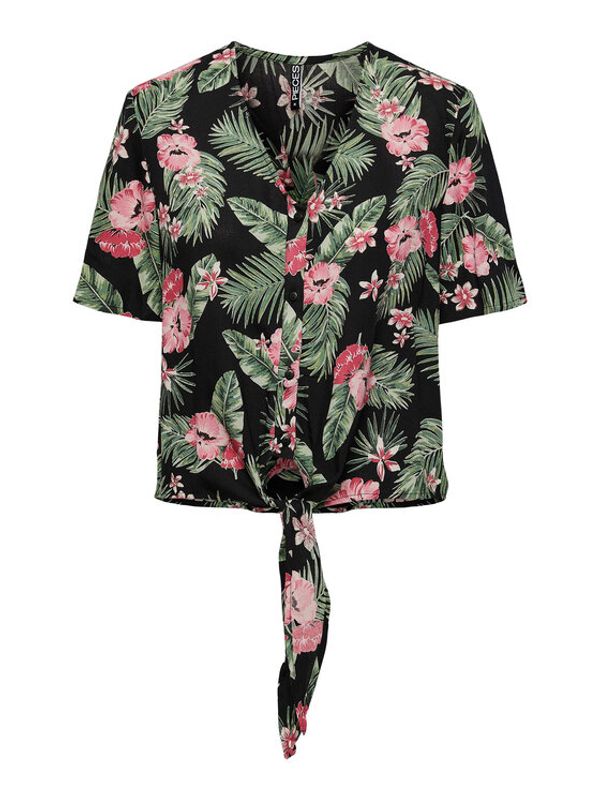 Pieces Pieces Блуза 17121736 Зелен Regular Fit