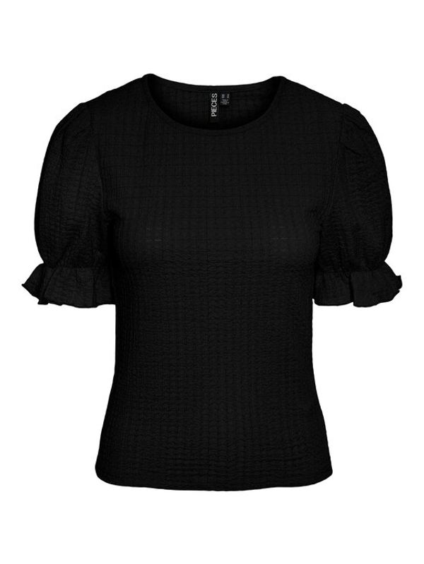 Pieces Pieces Блуза 17139897 Черен Regular Fit