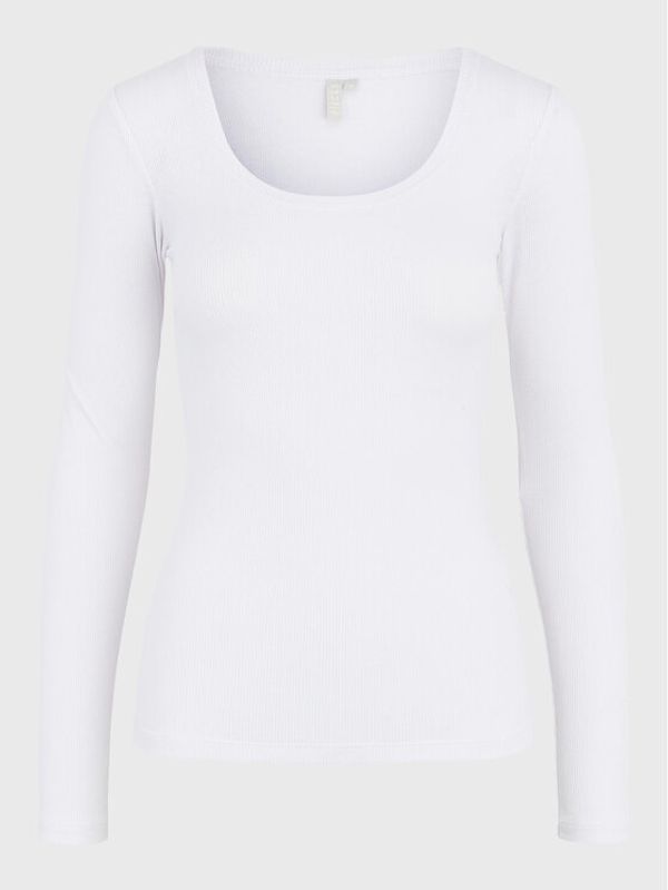 Pieces Pieces Блуза Pippi 17110548 Бял Slim Fit