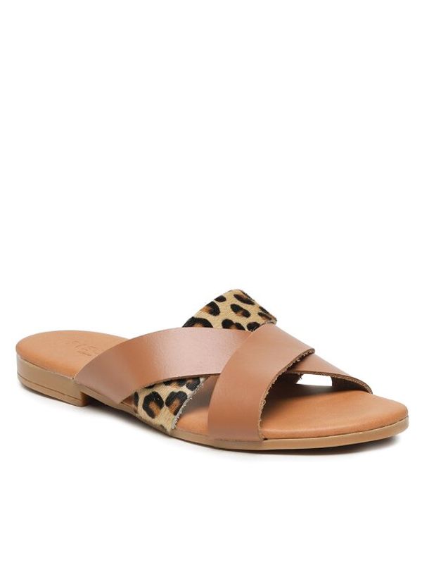 Pieces Pieces Чехли Naomi 17103062 Бежов