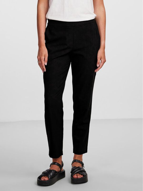 Pieces Pieces Чино панталони 17138427 Черен Regular Fit