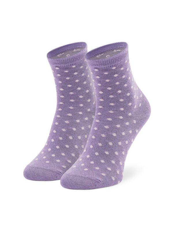 Pieces Pieces Чорапи дълги детски Sebby Glitter 17094859 Виолетов