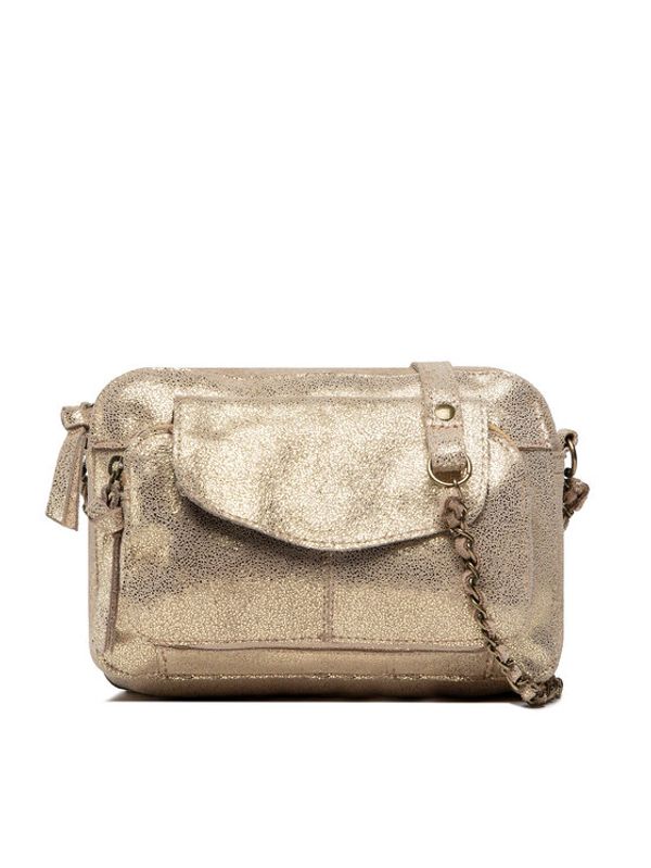 Pieces Pieces Дамска чанта Pcnaina Leather Cross Bocy Fc Noos 17063358 Златист
