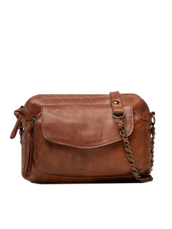 Pieces Pieces Дамска чанта Pcnaina Leather Cross Body Fc Noos 17063358 Кафяв