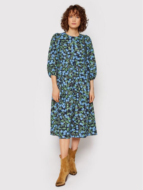 Pieces Pieces Ежедневна рокля Jessi 17127537 Тъмносин Regular Fit