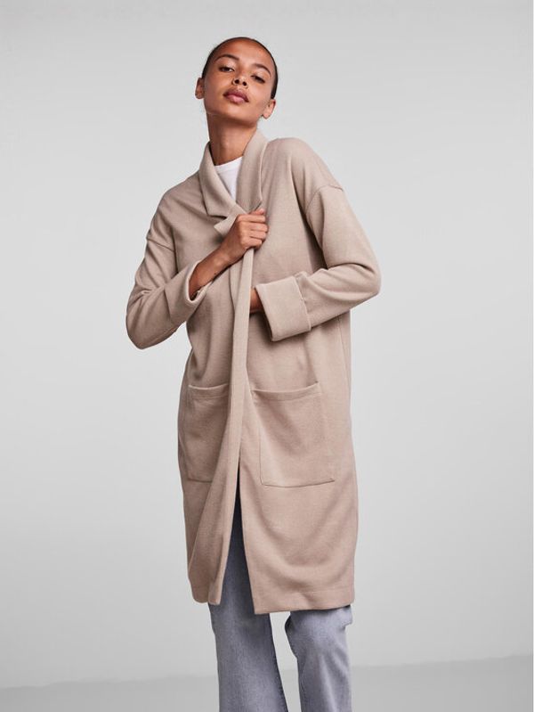Pieces Pieces Кардиган 17090175 Бежов Regular Fit
