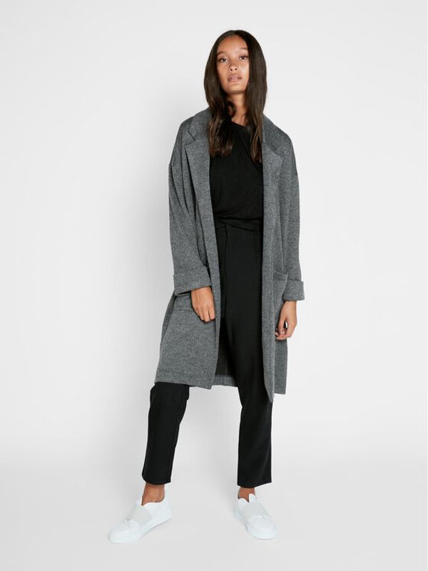 Pieces Pieces Кардиган 17090175 Сив Regular Fit