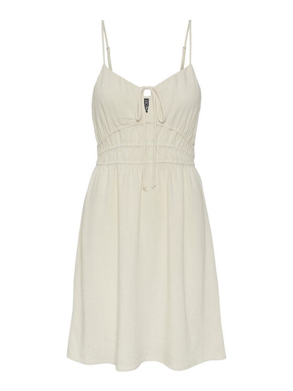 Pieces Pieces Лятна рокля 17139748 Екрю Regular Fit