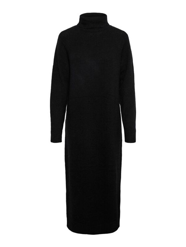 Pieces Pieces Плетена рокля Juliana 17126281 Черен Regular Fit