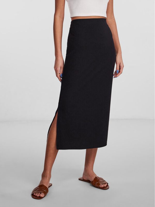 Pieces Pieces Пола тип молив 17101527 Черен Slim Fit