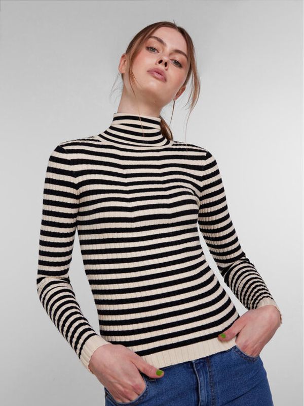 Pieces Pieces Поло 17115049 Черен Slim Fit