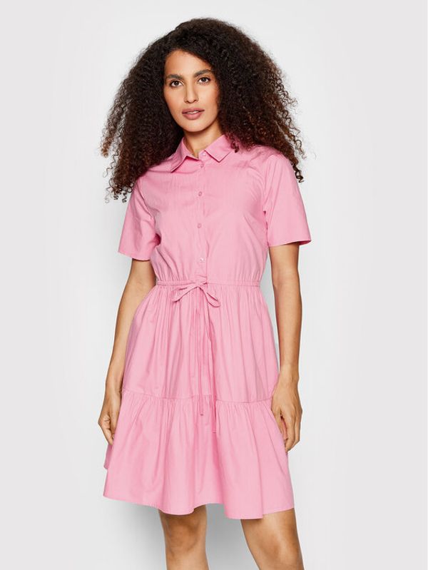 Pieces Pieces Рокля тип риза Valdine 17123758 Розов Regular Fit