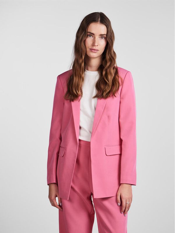 Pieces Pieces Сако 17114792 Розов Oversize