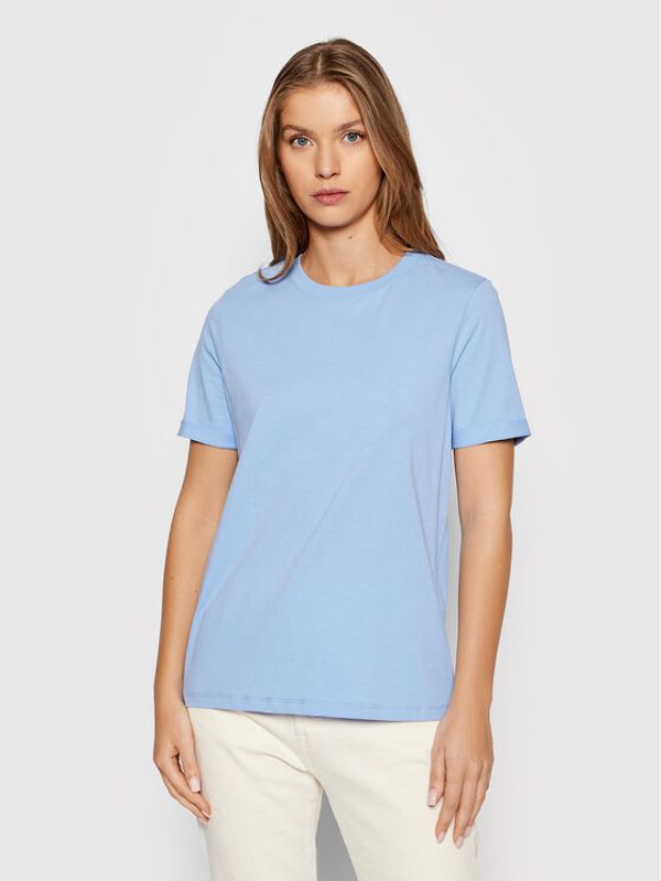 Pieces Pieces Тишърт Ria 17086970 Син Regular Fit