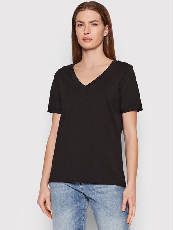 Pieces Pieces Тишърт Ria 17120455 Черен Regular Fit