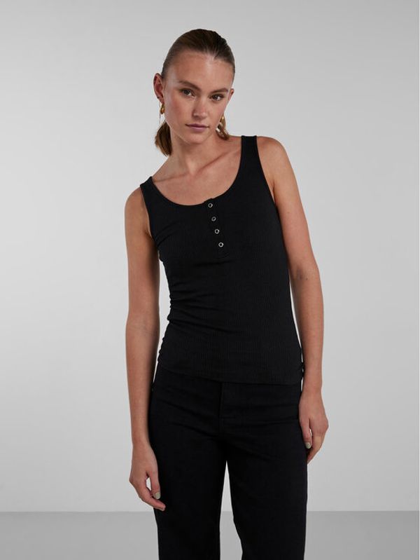 Pieces Pieces топ 17101438 Черен Slim Fit