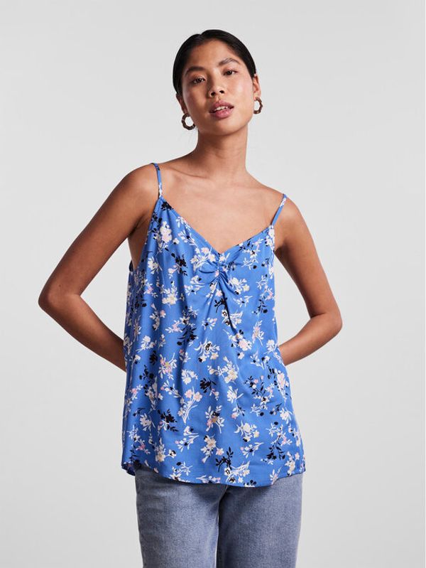 Pieces Pieces топ 17135284 Син Loose Fit