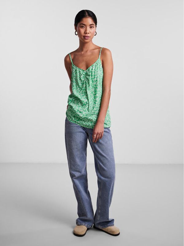 Pieces Pieces топ 17135284 Зелен Loose Fit