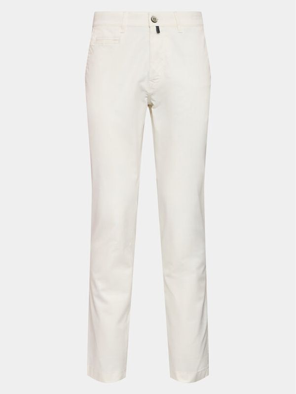 Pierre Cardin Pierre Cardin Чино панталони 33757/000/4023 Бял Slim Fit