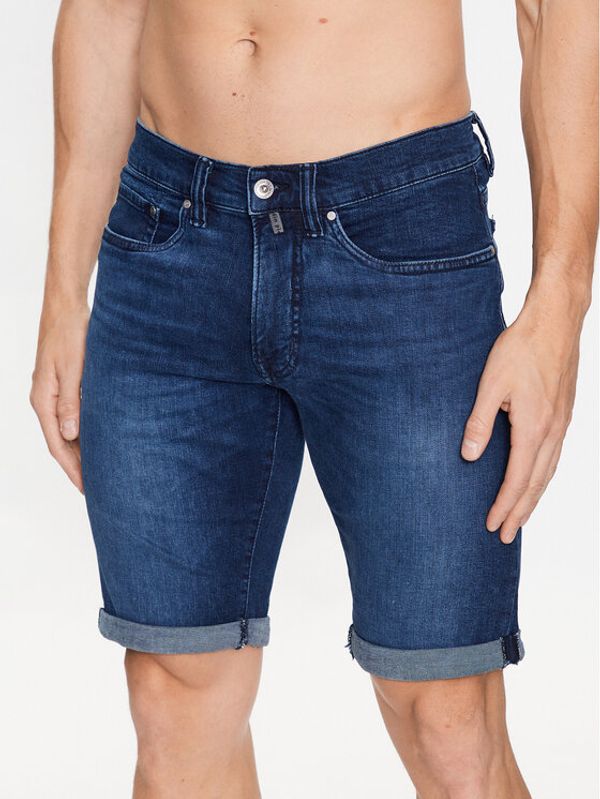 Pierre Cardin Pierre Cardin Дънкови шорти 30330/000/8075 Син Regular Fit