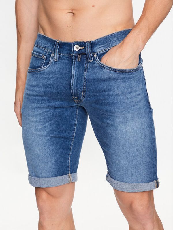 Pierre Cardin Pierre Cardin Дънкови шорти 30330/000/8075 Син Regular Fit