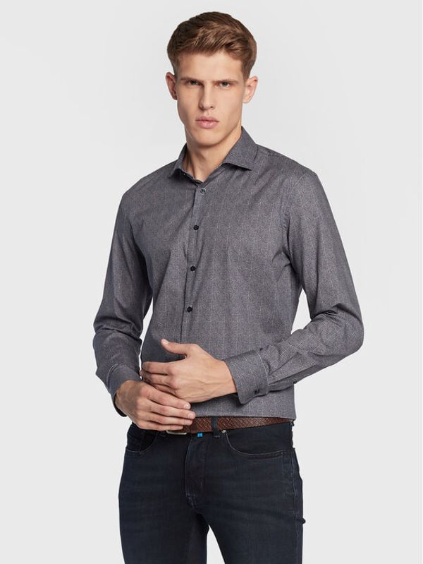 Pierre Cardin Pierre Cardin Риза 11400/000/0055 Тъмносин Tailored Fit